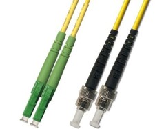 10M Singlemode Duplex Fiber Optic Cable 9/125 LC APC ST UPC Patch Cable Network picture