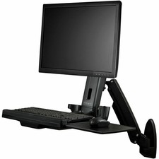 StarTech Wall Mount Workstation, Full Motion Standing Desk, Ergonomic Height picture