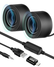 Mini Computer Speaker,Small Computer Speaker, 3.5mm Mini Speaker, 3.5mm TRS A... picture