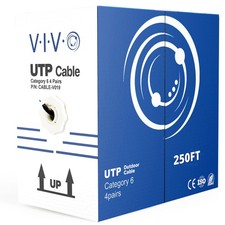 VIVO 250ft Cat6 LAN Network Ethernet Cable Wire Cat-6 Waterproof Outdoor Burial picture