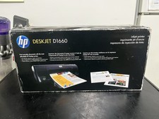 New HP Deskjet D1660 Printer with Manuals Inserts Cables  picture