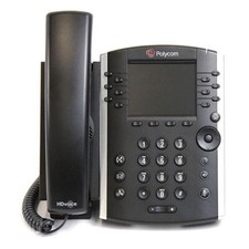 REF “A’ STK - Polycom VVX 410 2200-46162-025 IP VOIP Telephone Complete No Power picture