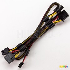 Genuine Antec 6 Pin 3 Molex 4 Pin IDE Driver Floppy Power Supply Modular Cable picture