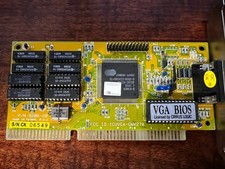 Gainward Cardex Cirrus Logic CL-GD5422 1MB ISA VGA Video Card 386 486 Tested picture