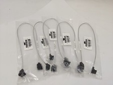 5 Piece CBL-SAST-0641 Supermicro SATA Round Straight-Right Angle 45cm Cable NOS picture