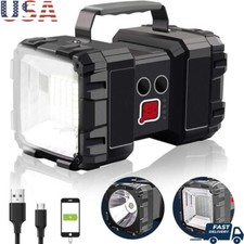LED Rechargeable Flashlight 4000LM Ultra Bright Waterproof Power Bank Camping US picture