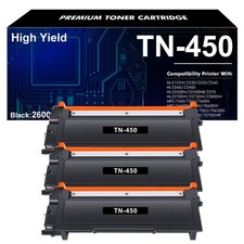 3PK TN450 Toner Cartridge for Brother TN420 450 Hl-2220 2240 2270DW MFC-7360N picture