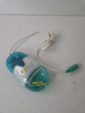 RARE Vintage AQUA Mouse PaxilCR 2-Button PS/2 Mechanical BallMouse Kayak🔥 picture