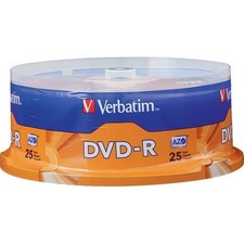 Verbatim AZO DVD-R 4.7GB 16X with Branded Surface - 25pk Spindle 95058 picture