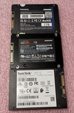 Lot of Three (3) 1TB SATA 2.5