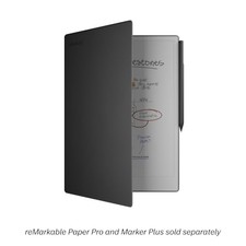 REMARKABLE PAPER PRO - PREMIUM LEATHER BOOK FOLIO CASE - BLACK-M | PREMIUM - M picture