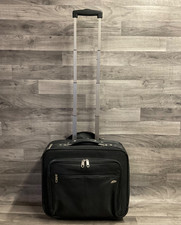 Samsonite Black Rolling Business Briefcase Carry On Laptop Travel Bag - Nice picture
