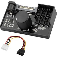 Versatile 4 Pin 12V PWM Fan Speed Controller for Up to 6 Cooling Fans picture