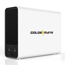 GOLDENMATE 1000VA/800W LiFePO4 UPS  Battery Backup Pure Sine Wave White for PC picture