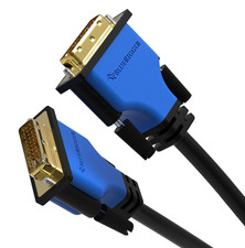 DVI to DVI Cable 25FT (High Resolution 2560x1600, DVI-D Cable 24+1 Dual Link, Go picture