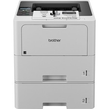 Brother HL-L6210DWT Business Monochrome Laser Printer, White picture