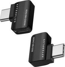 90 Degree USB C Extension Adapter, USB-C Male to Female, Thunderbolt 3/4/5 Exten picture