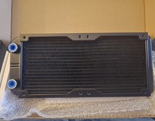 Shott Tech RAD240A Aluminum Water Cooling Radiator, 240mm, Slim Dual, Black picture