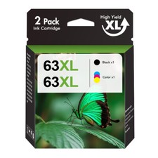 63 XL Ink Cartridges for HP 63XL black Envy 4520 4512 OfficeJet 3830 4650 5255 picture