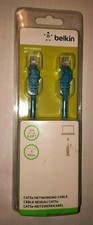 Belkin Cat5e Networking Cable 2M 6.6ft Blue Ethernet Cable 1 Gbps New NIP picture