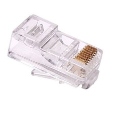 100x 5-554739-4 TYCO/AMP Modular Ethernet Connector 8 POSITION RJ-45 PL 1.02mm picture