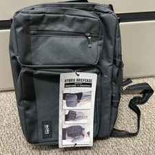 Solo New York Hybrid Briefcase Backpack Messenger 15.6” Laptop Travel Bag NWT picture