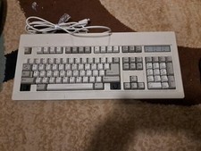 NMB Vintage Mechanical Keyboard Mdl RT8255C+. Missing Both Ctrl Keycaps  picture