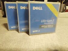 New Genuine 3 Dell LTO-3 400GB/800GB 0HC591 Ultrium 3 Tape Data Cartridges picture