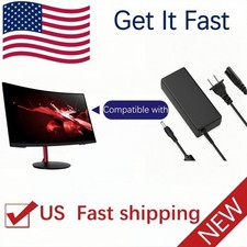12V AC Adapter Charger For Acer Nitro XZ272 XZ272U ED320QR AL2051W Monitor Power picture