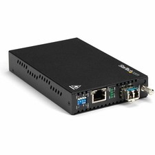 StarTech Gigabit Ethernet Copper-to-Fiber Media Converter, SM LC, 10 km, picture