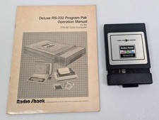 Tandy TRS-80 CoCo Color Computer Deluxe RS-232 Program Pak 26-2226 w/ Manual picture