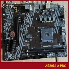 FOR MSI A520M-A PRO DDR4*2 64GB AMD HDM DVI-D Micro-ATX Motherboard Test OK picture