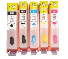 5 Pack Empty Refillable Cartridge for HP 564 564XL Cartridges with ARC picture