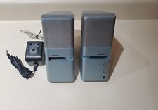 BOSE MediaMate Computer Speakers Personal Stereo Ice Blue Pair Tested picture