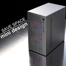 Matx Case:High Airflow Micro ATX Case, Support MATX, Mini-ITX, Micro ATX Case... picture