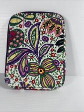 Vera Bradley Tablet Sleeve Cover Ribbons 9X7 New Without Tags Floral Print picture