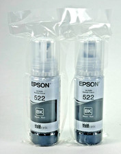 Genuine Epson 522 Black Ink 2 Pack for ET-2720 ET-2800 ET-2803 ET-4700 ET-4800 picture