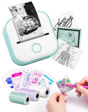 Memoking Mini Printer - T02 Sticker Printer Print Pods Portable Thermal Inkless picture