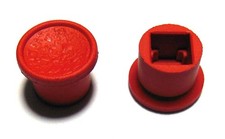*x50 Pcs BULK* Red IBM/Lenovo ThinkPad TrackPoint SOFT RIM Nub Caps / 6mm  picture