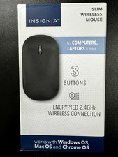 Insignia - Wireless Optical 3-Button Mouse - Black NS-PM2SK3B23 picture