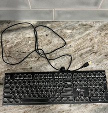 Royal Kludge RK S108X Mechanical Gaming Keyboard Typewriter Style Keys picture