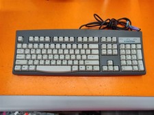 ⭐️⭐️⭐️⭐️⭐️ Vintage eMachines Grey PS/2 Wired Keyboard ACK-260 / A802J00123 picture