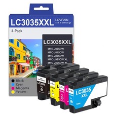 LC3035XXL Ultra High Yield Ink Cartridge Set (4-Pack, 1BK/1C/1M/1Y) for Broth. picture
