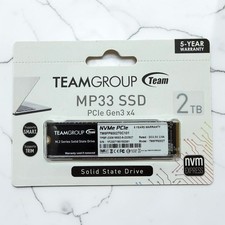 TEAMGROUP MP33 2TB M.2 2280 PCIe Gen3x4 NVMe SSD TM8FP6002T0C101 [SEALED] picture