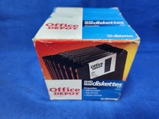 NEW SEALED 25 Office Depot 2HD IBM Formatted 3.5 Floppy Disks Diskettes 1.44 MB picture