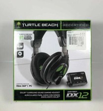 Turtle Beach Ear Force DX12 Black/Green Headband Headsets picture