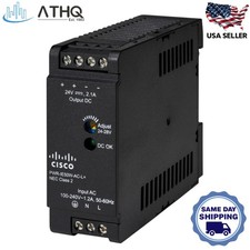 Cisco PWR-IE50W-AC-L 50W AC-DC Power Supply 24V DIN Rail IE3300 IE3400 Refresh picture