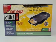 Vintage Iomega Clik 40 Digital Camera Drive 40MB Sealed PC Windows 1998 NOS picture