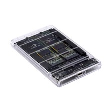 CABLECY Dual NGFF B+M-Key M.2 SSD Card USB3.0 Type-C USB-C 2.5