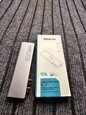 (QTY 2) Mokin MOUC2202 7-in-2 USB-C (TB3) Multiport Hub Adapters 4K UHD @ 30Hz picture